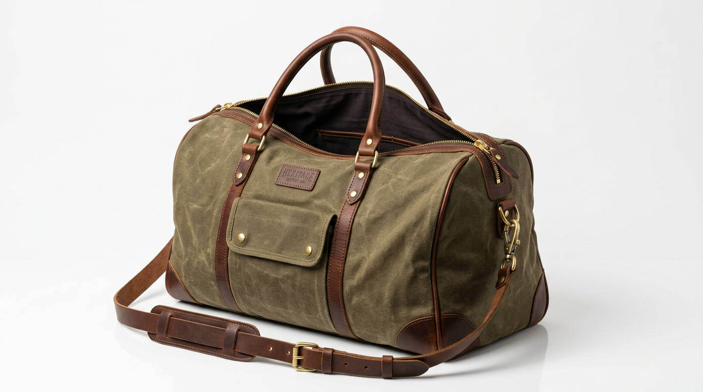 Canvas Weekender Travel Bag
